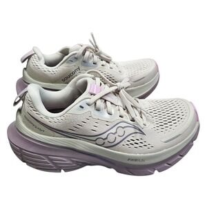 Saucony Guide 16 Running Shoes Womens 6 Fog Pink Stability Sneakers PWRRUN